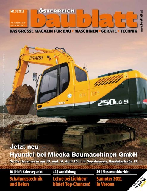 Das große Buch der Bagger und Baumaschinen, Neuheiten