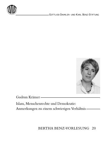 Gudrun Krämer Islam, Menschenrechte und Demokratie ...