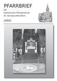 PFARRBRIEF - Sankt Servatius Bornheim