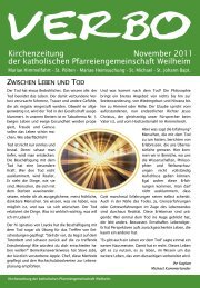 Kirchenzeitung November 2011 der katholischen ...