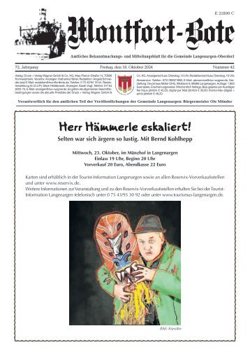 29.11.2024 Montfort-Bote