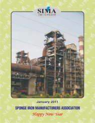 sponge iron industry –past-present-future - SIMA