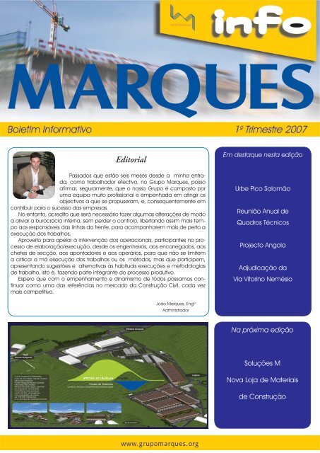 Editorial - Grupo Marques