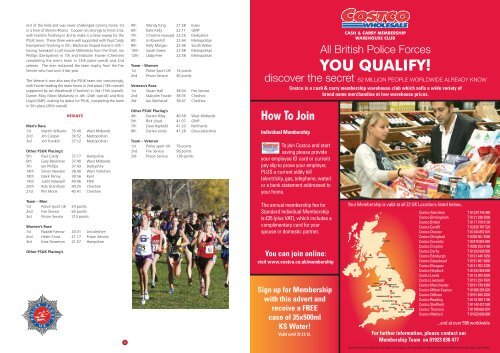 QM Magazine Spring 2012 - Police Sport UK