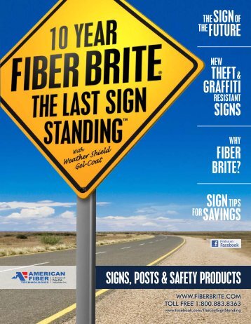 Make your signs last with Fiber brite - American Fiber Technologies