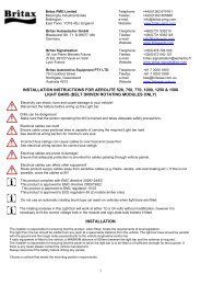 2515.00 1 installation instructions for aerolite 520, 750 ... - AW Direct
