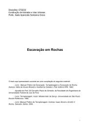 Escavação em Rochas