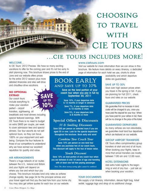 Tour Highlights - CIE Tours