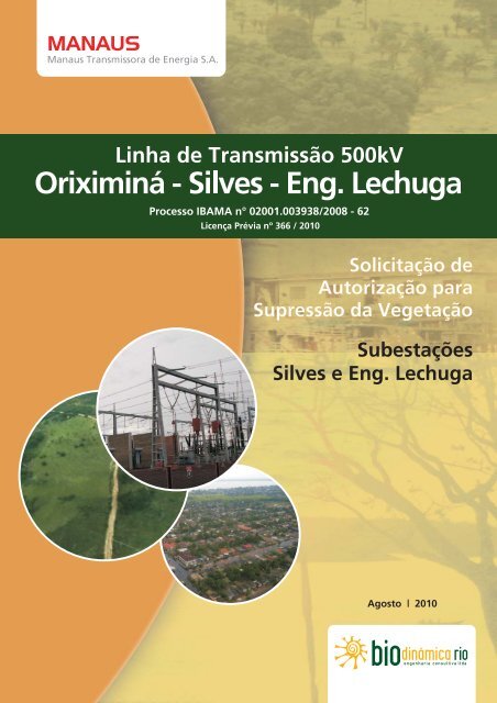 Subestações Silves e Eng. Lechuga Solicitação de ... - Ibama