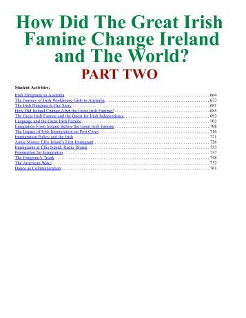 How Did The Great Irish Famine Change Ireland and The ... - p-12