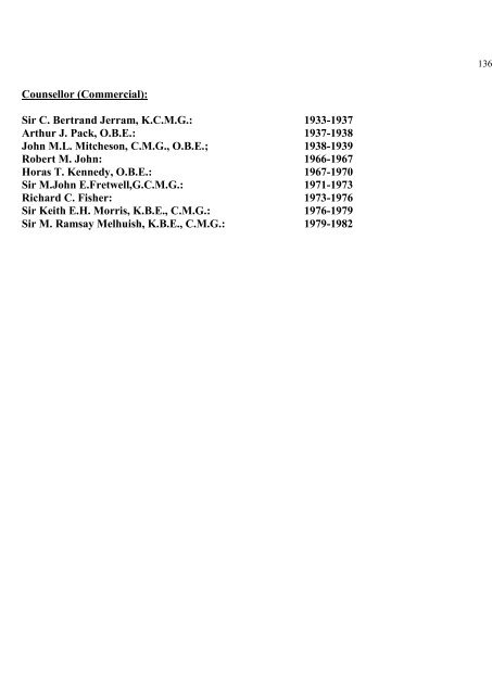 a directory of british diplomats: 1900-2011 - Colin Mackie's website