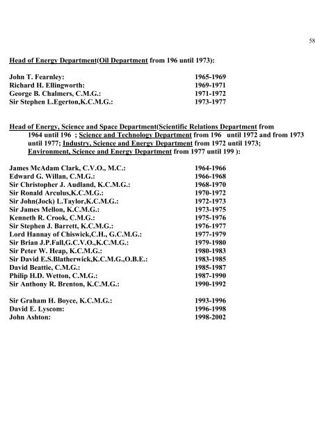 a directory of british diplomats: 1900-2011 - Colin Mackie's website