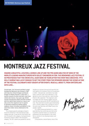 MONTREUX JAZZ FESTIVAL