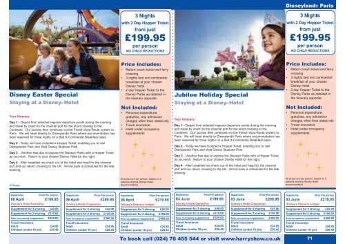 To book call (024) - Harry Shaw Travel