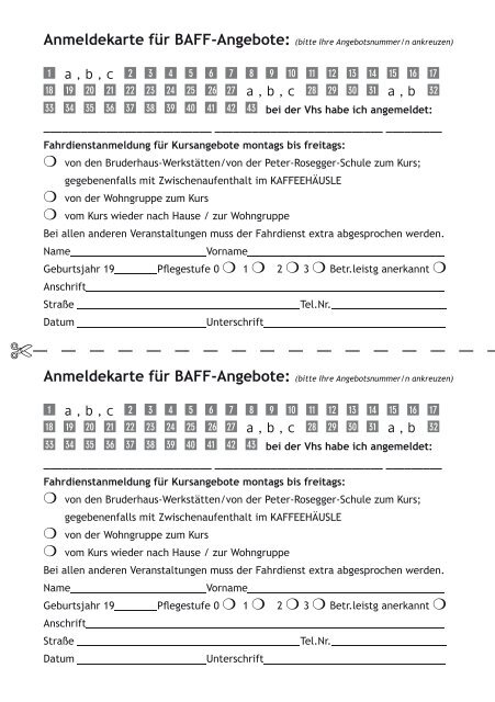 baff heft 2-2012.indd - Lebenshilfe - Reutlingen