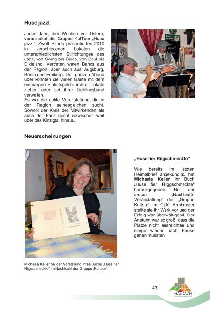Hausacher Heimatbrief 2010