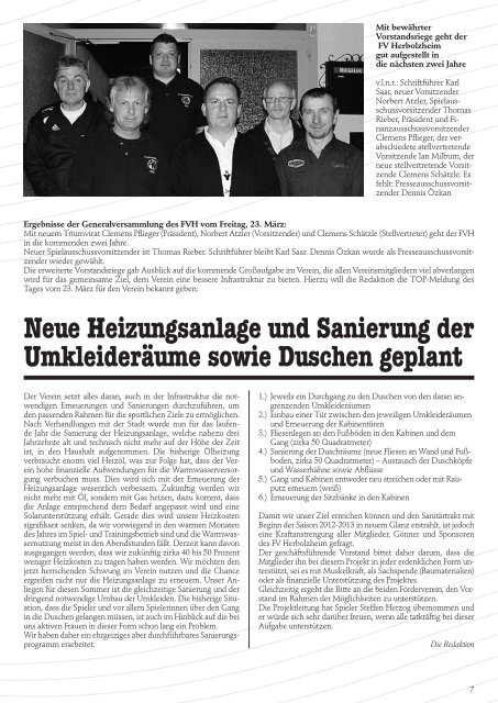 FV Herbolzheim Stadionheft News 2011-2012.indd - Fußballverein ...