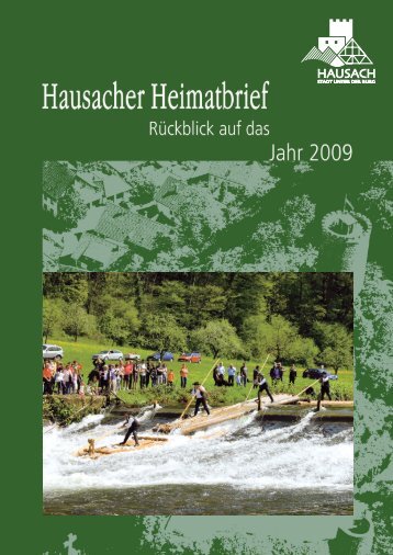 zum Heimatbrief Hausach 2009 - Forum Hausach eV