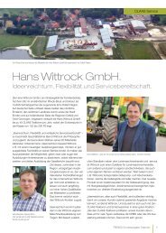 Hans Wittrock GmbH - Ideenreichtum, Flexibilität und ...