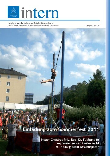 Ausgabe Juli 2011 - Krankenhaus Barmherzige Brüder