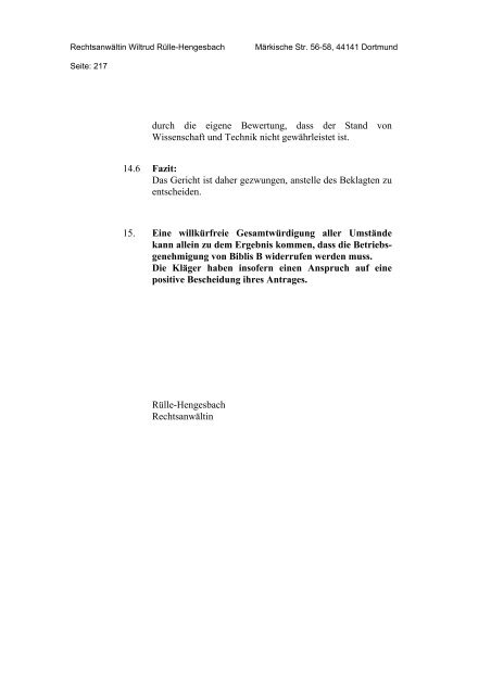 Hessischer Verwaltungsgerichtshof 6. Senat Brüder-Grimm ... - ippnw