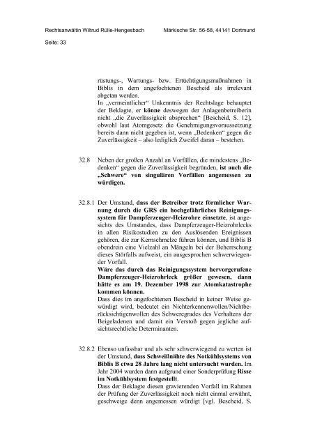 Hessischer Verwaltungsgerichtshof 6. Senat Brüder-Grimm ... - ippnw