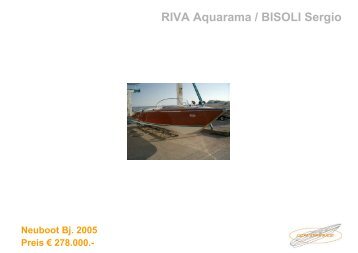 RIVA Aquarama / BISOLI Sergio