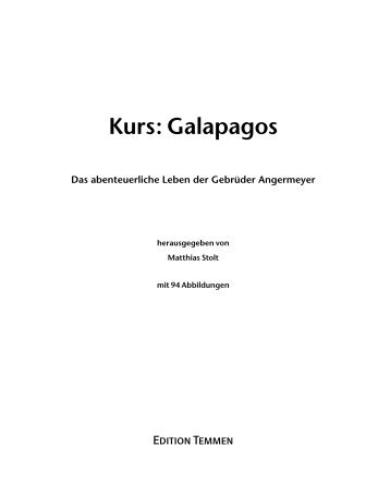 Kurs: Galapagos - Edition Temmen