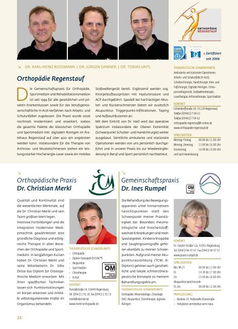 OrthoJournal - Regensburger OrthopädenGemeinschaft