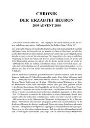 2010 - Erzabtei Beuron