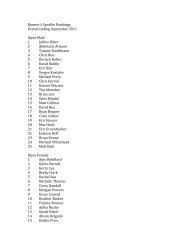 roncker's running spot