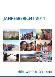 JAHRESBERICHT 2011 - UWC in