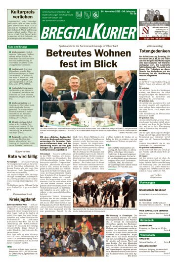 Ausgabe vom 14.11.2012 - Gemeinde Vöhrenbach