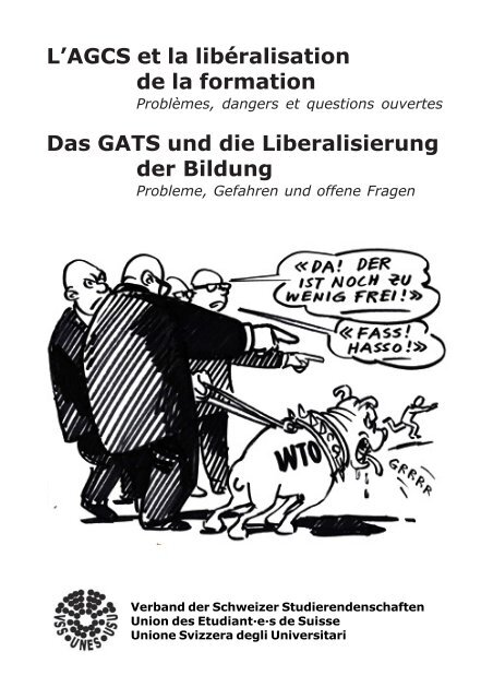 Das GATS und die Liberalisierung der Bildung - VSS-UNES-USU