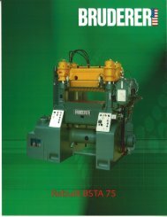 Download Product brochure BSTA 75HL: PDF - BRUDERER ...