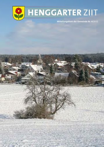 Frohe Weihnachten und ein gesundes, glückliches ... - henggarter ziit