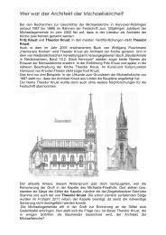 Wer war der Architekt der Michaeliskirche? - luth ...