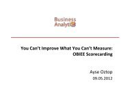 OBIEE Scorecarding - Rittman Mead Consulting