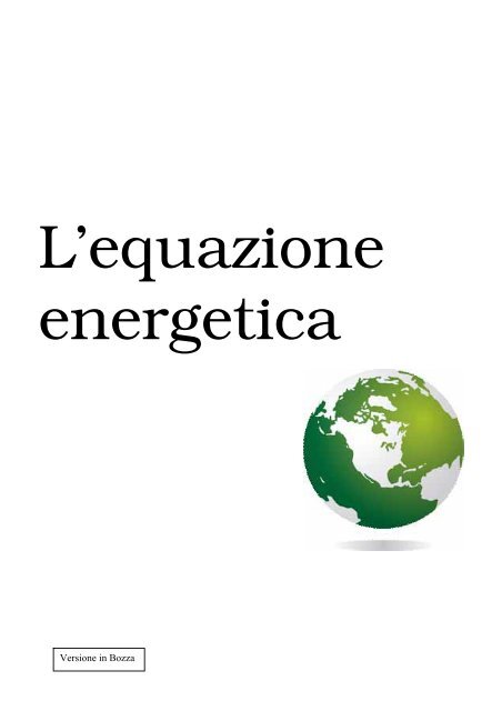 L'equazione energetica - Roberto Meregalli