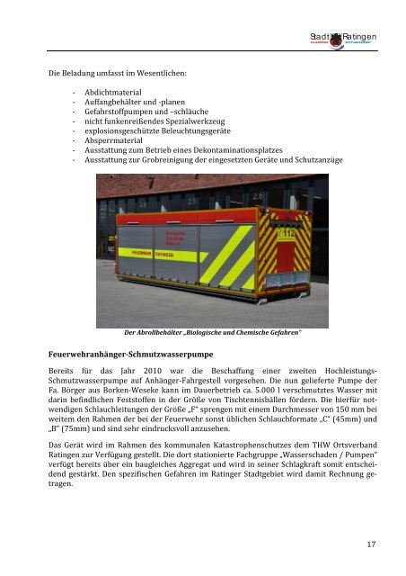 Jahresbericht 2011 - Feuerwehr Ratingen