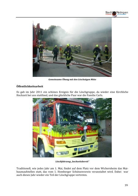 Jahresbericht 2011 - Feuerwehr Ratingen