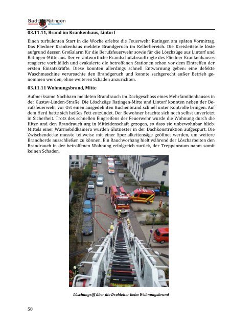 Jahresbericht 2011 - Feuerwehr Ratingen