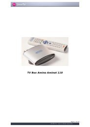 TV Box Amino Aminet 110 - Clix