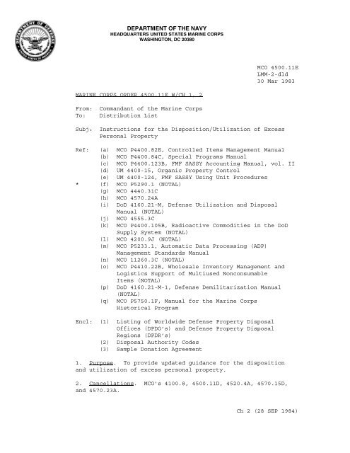 MCO 4500.11E W CH 1 and 2.pdf - Marine Corps Community ...