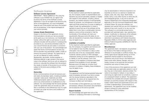 AmiNET130 User Guide - XMS