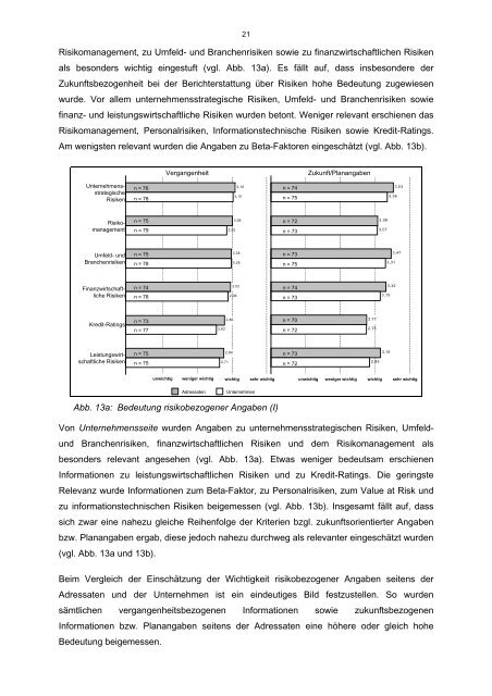 Wertorientierte Berichterstattung (Value Reporting) in deutschen ...