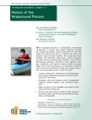 History of the Wraparound Process - National Wraparound Initiative