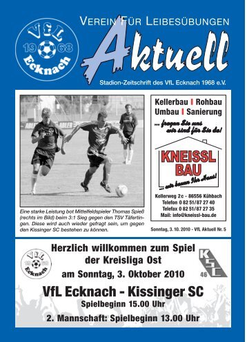 VfLAktuell_05_10/11 - VfL Ecknach