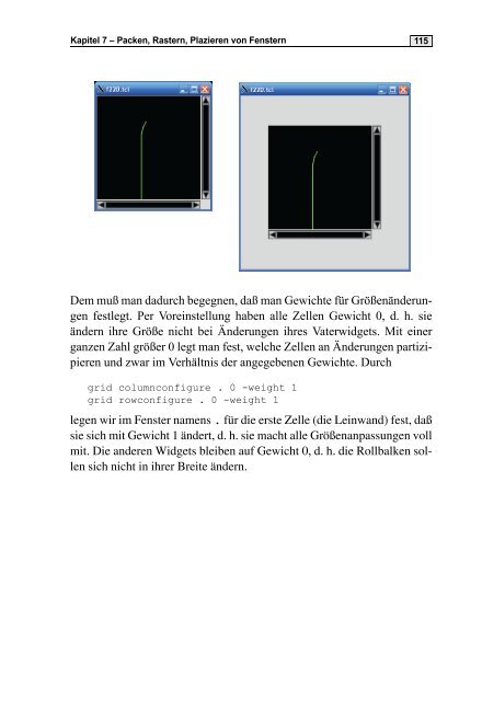 Skript Tcl/Tk - Praktische Informatik / Datenbanken - Universität Kassel