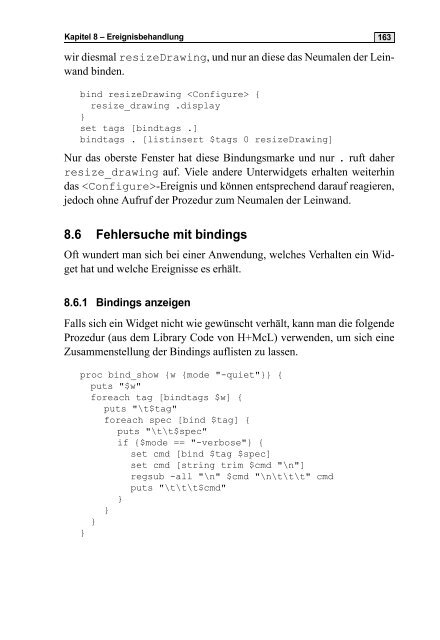 Skript Tcl/Tk - Praktische Informatik / Datenbanken - Universität Kassel